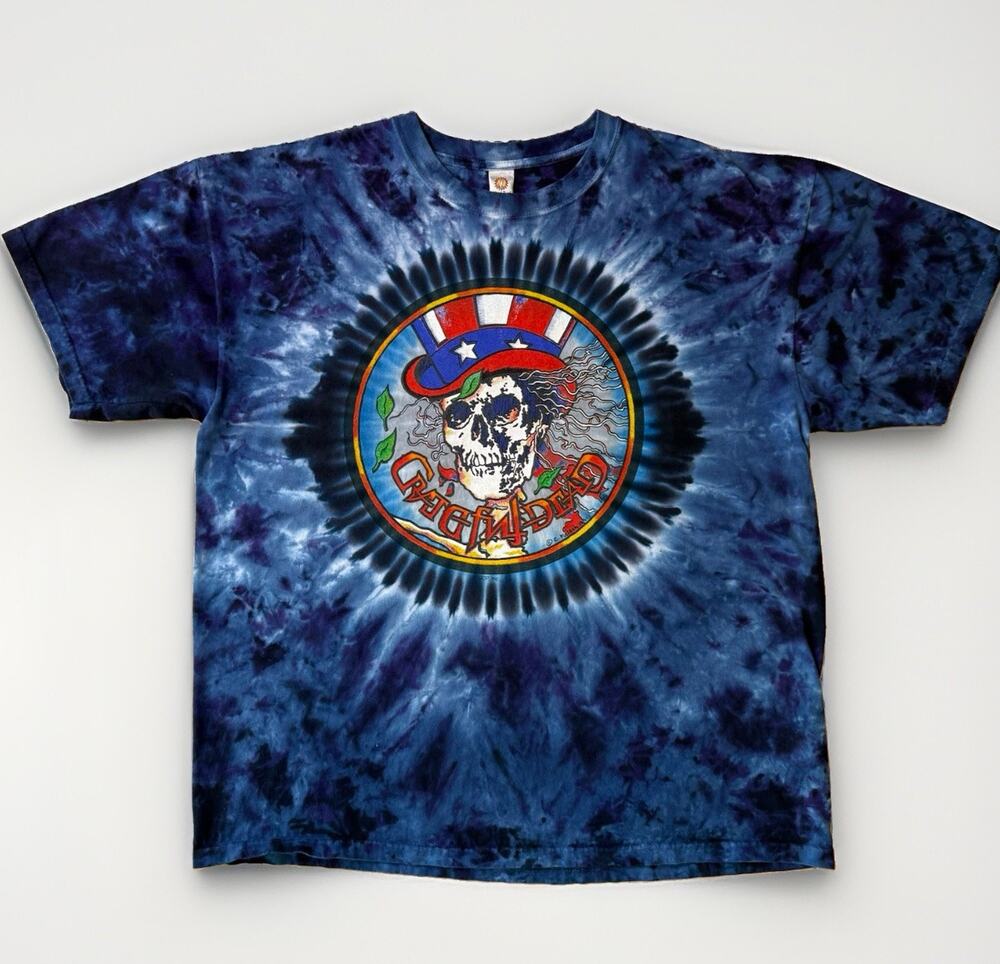 Vintage Grateful Dead Psycle Sam Shirt XL Multicolor Tie Dye Jam Band Colorado